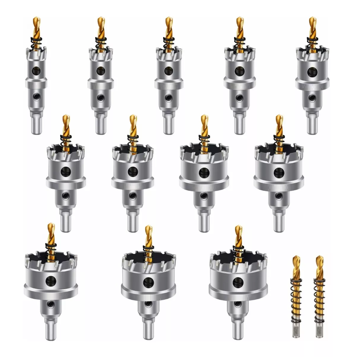 Foto 2 pulgar | 12 Brocas Sacabocado P/metal Duro Carburo Tungsteno Eo Safe Imports Esi-17438 Multicolor