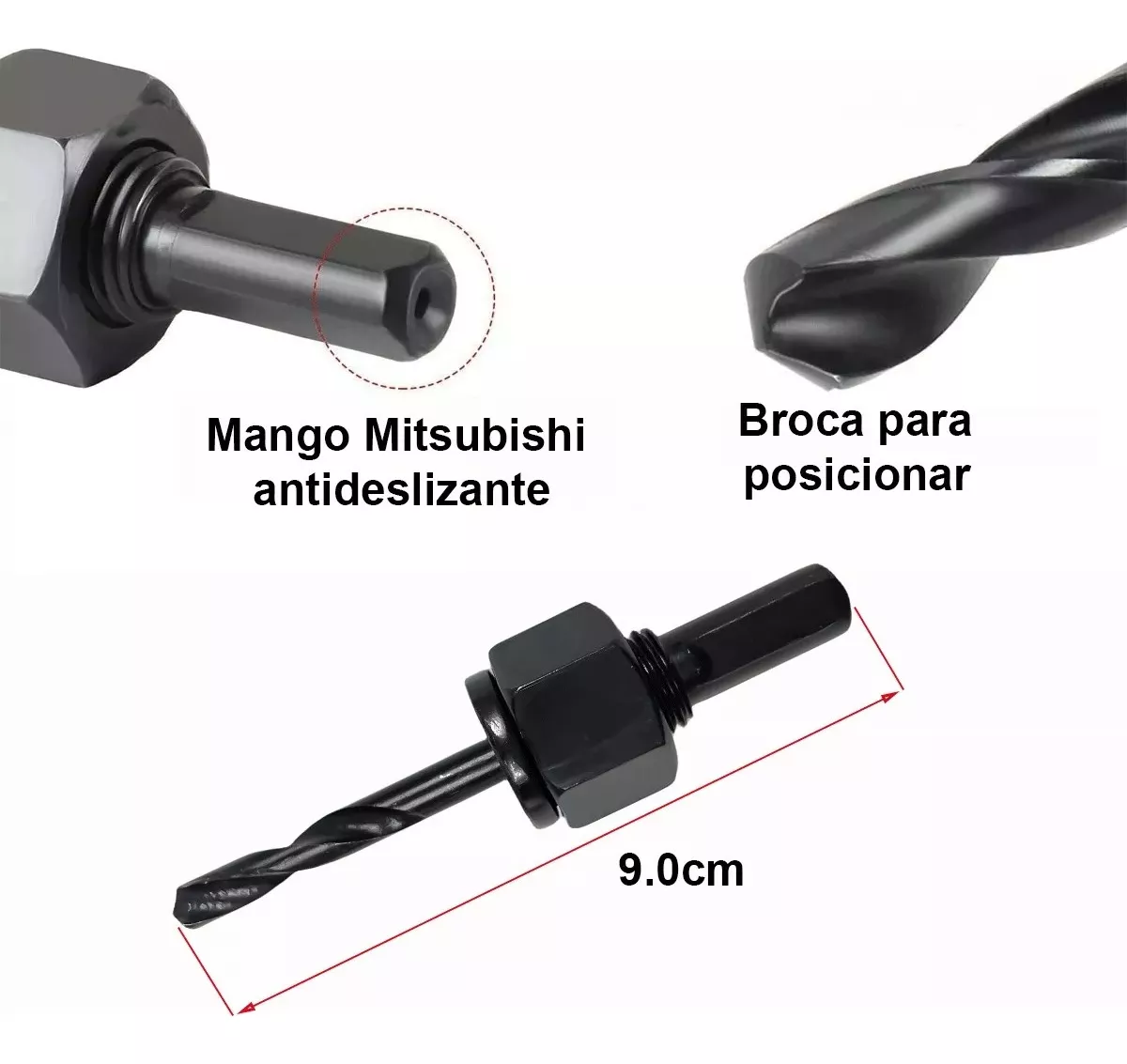 Foto 5 pulgar | Kit De 18 Mandriles Brocasierras Cortacirculo P/madera 19-12  Gris