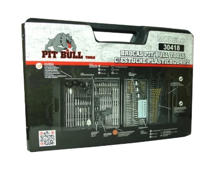 Foto 4 pulgar | Kit De Brocas, Puntas Y Accesorios 204 Piezas Pit Bull Tools