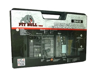 Foto 3 | Kit De Brocas, Puntas Y Accesorios 204 Piezas Pit Bull Tools