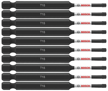 Foto 1 | Brocas Eléctricas Para Atornillar Bosch Itt1535b Torx #15, Paquete De 10 - Venta Internacional.