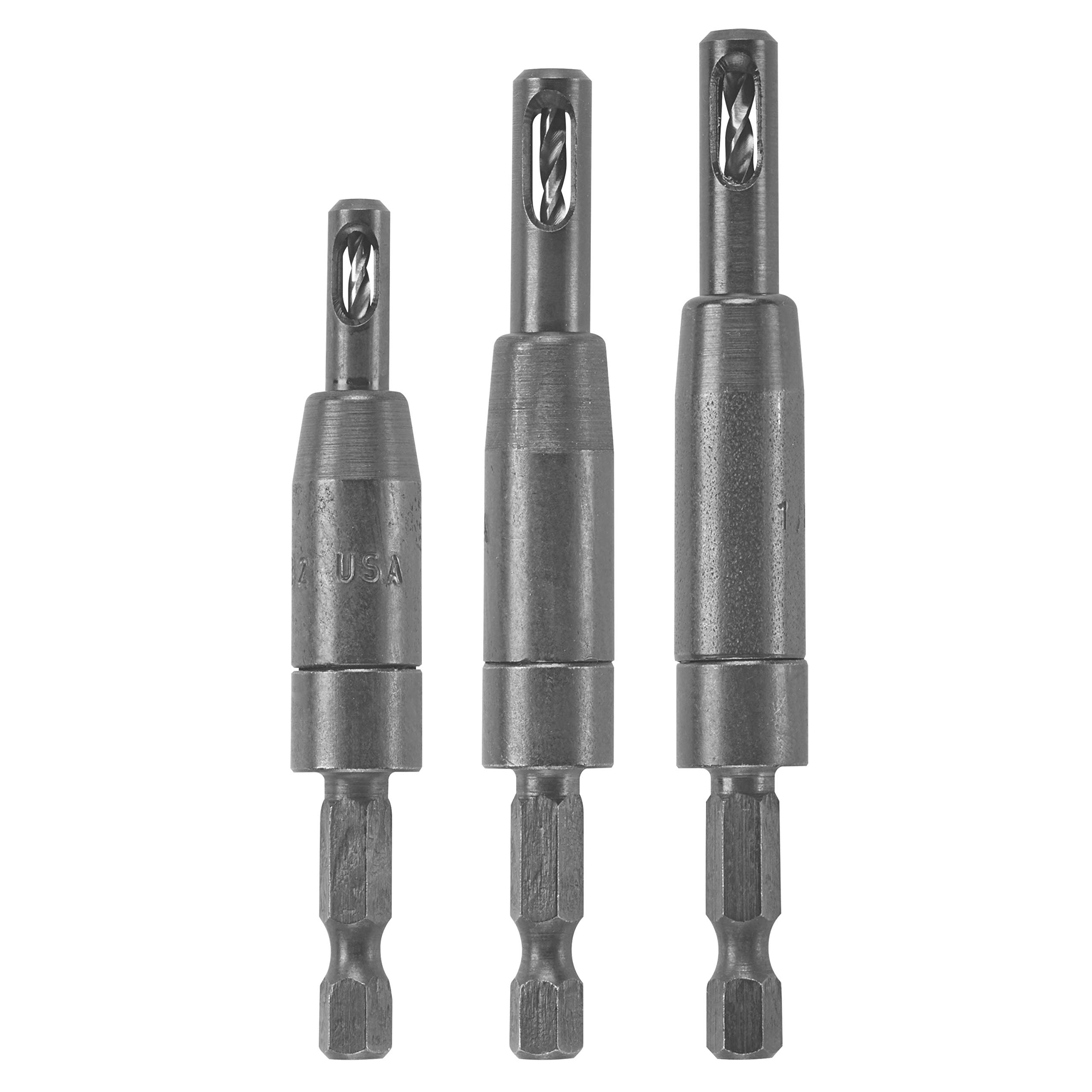 Surtido De Brocas Bosch Cc2430 Clic-change De 1/4 Pulgadas, Autocentrantes (3 Piezas) - Venta Internacional.