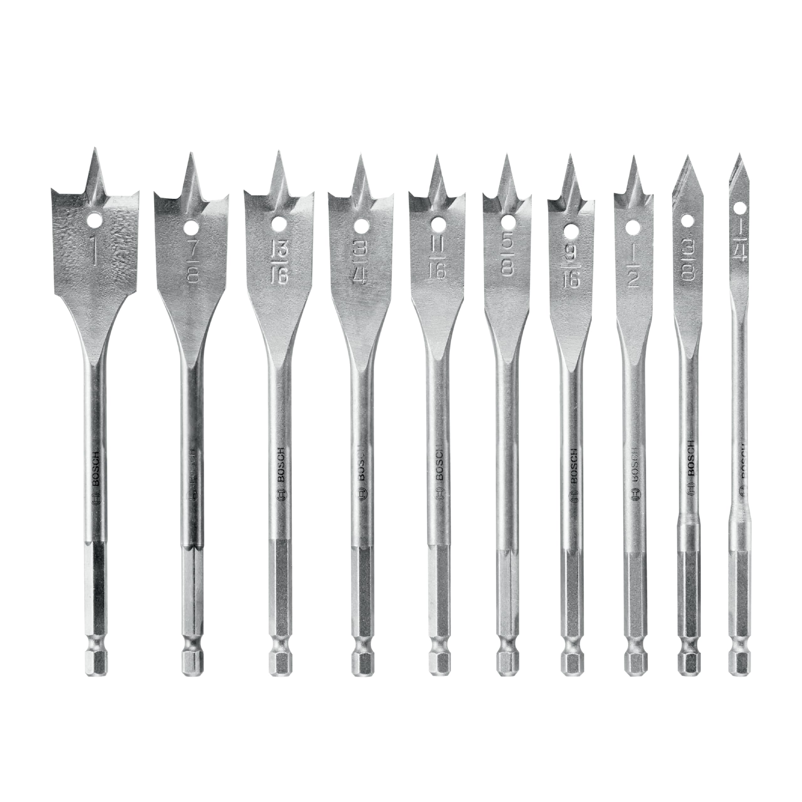 Juego De Brocas Con Punta De Cincel Bosch Sb0010, 10 Piezas - Venta Internacional.