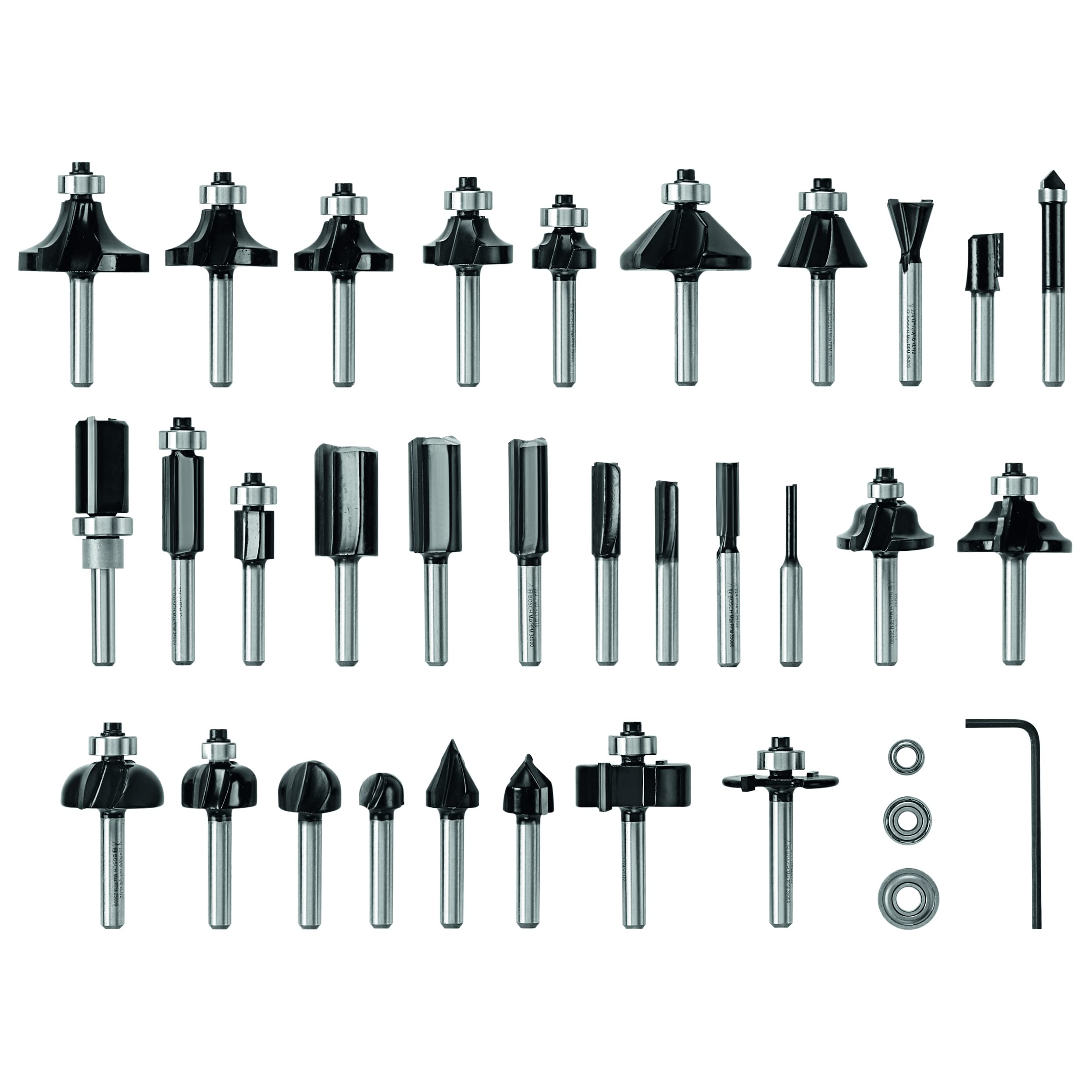 Foto 3 pulgar | Juego De Brocas Para Fresar Madera Bosch Rbs030mbs, 30 Piezas, Con Punta De Carburo - Venta Internacional.