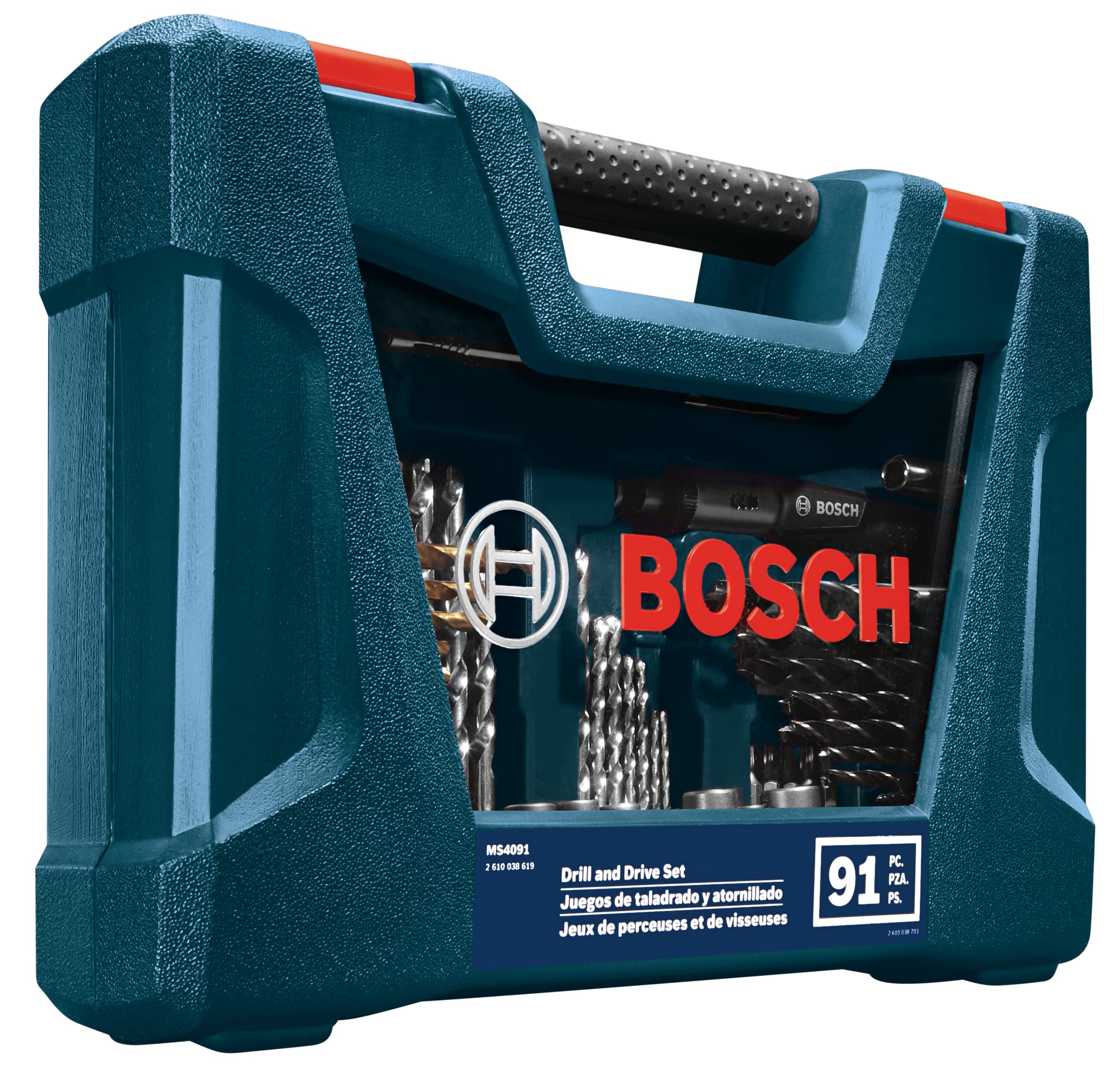 Foto 4 pulgar | Set Mixto De Taladrado Y Conducción Bosch Ms4091 De 91 Piezas - Venta Internacional.