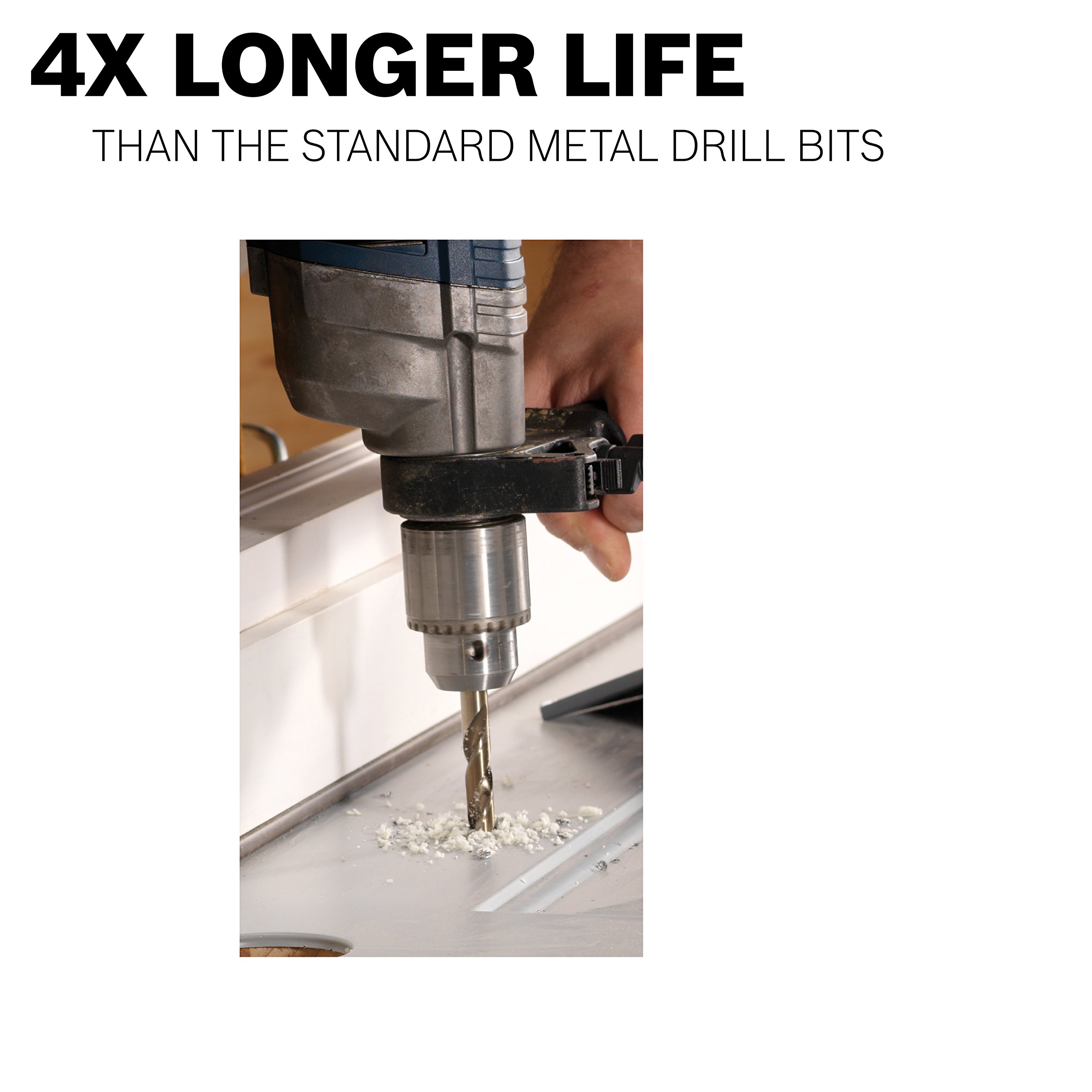 Foto 6 pulgar | Broca Bosch Co2152 De Metal Cobalto 6,35 Mm X 13,02 Cm - Venta Internacional.