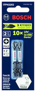 Foto 2 | Brocas Eléctricas Para Atornillar Bosch Itph2215 Phillips #2, Paquete De 15 - Venta Internacional.
