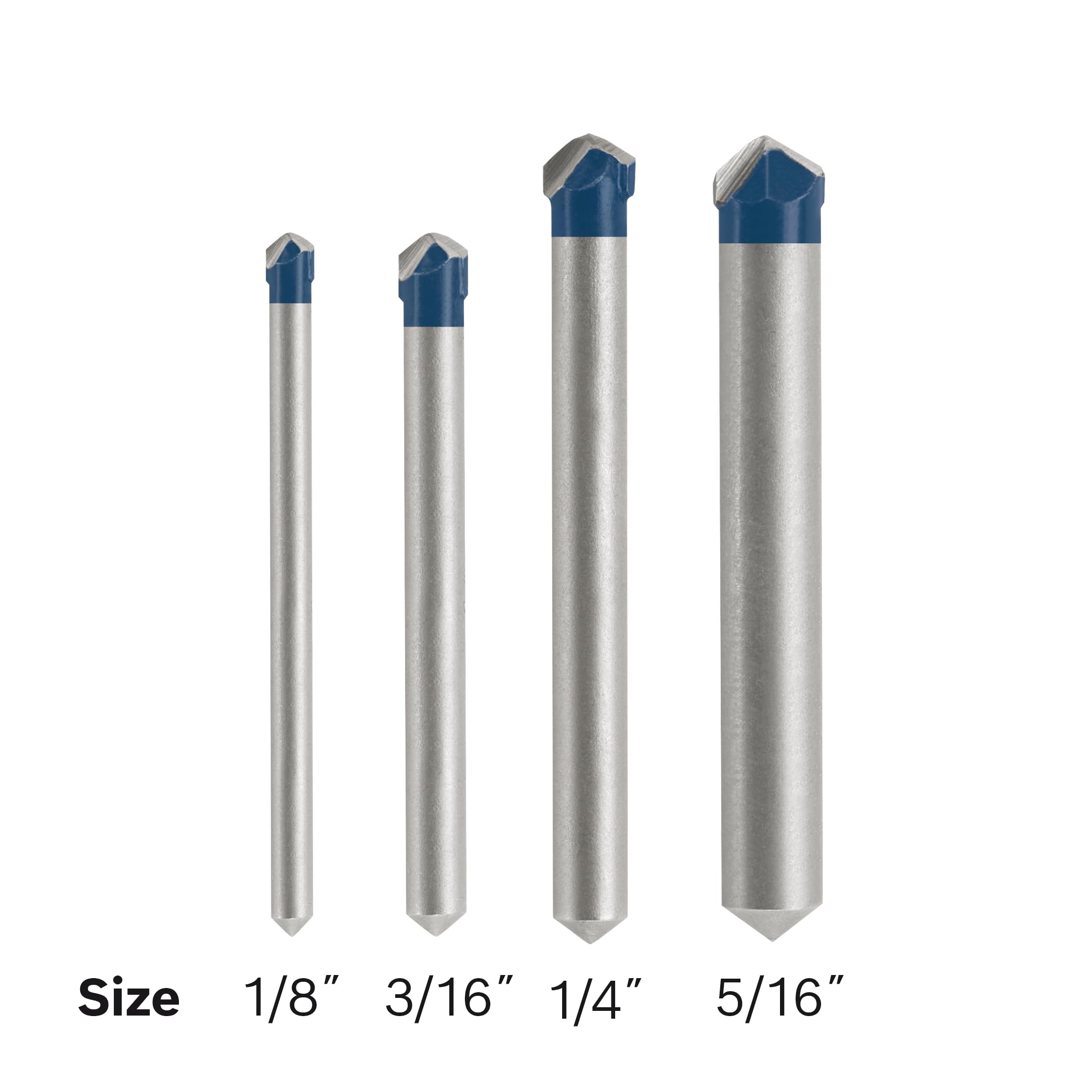 Foto 3 pulgar | Juego De Brocas Bosch Ns2000 De 4 Piezas Con Punta De Carburo Para Azulejos - Venta Internacional.