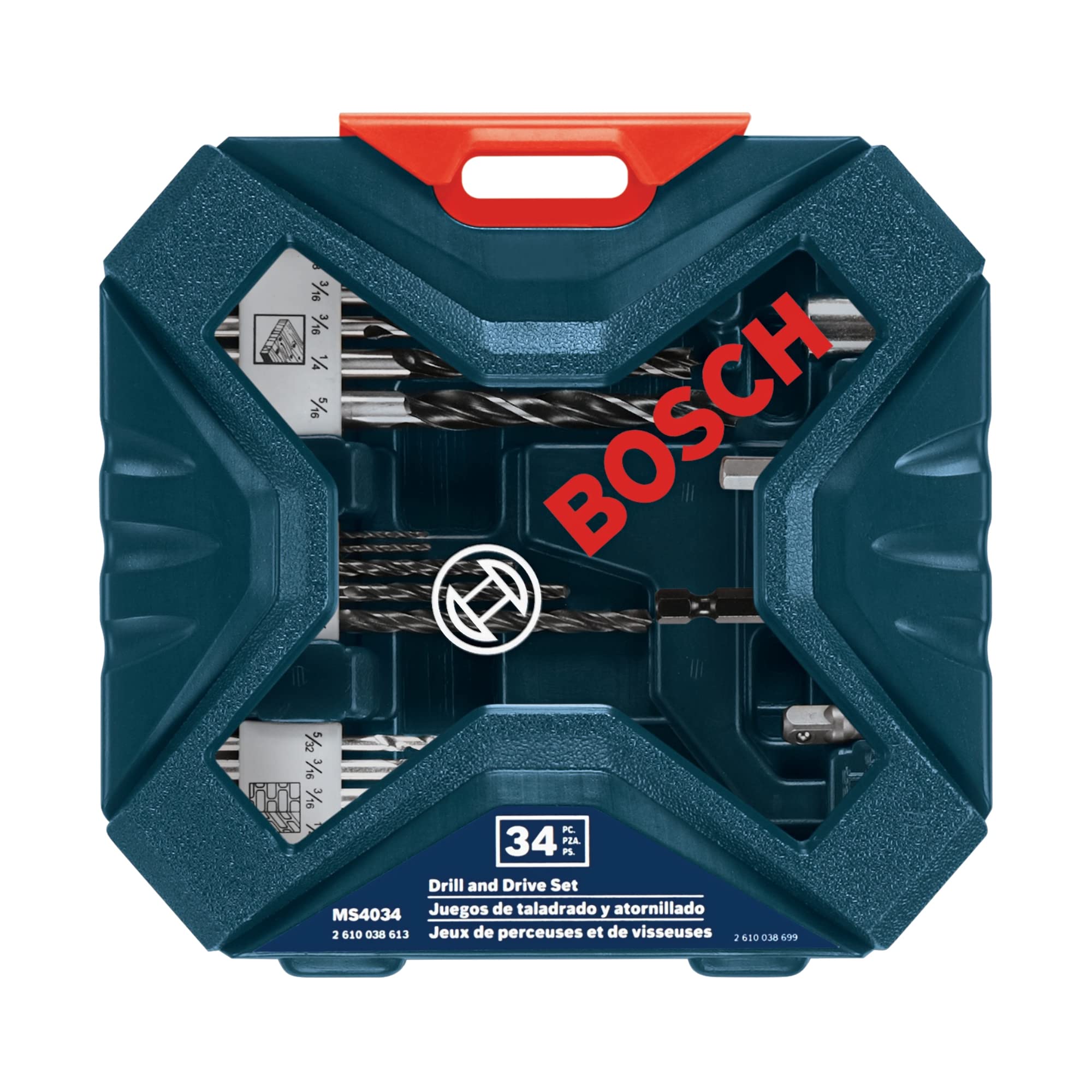 Set Mixto De Taladrado Y Conducción Bosch Ms4034, 34 Piezas - Venta Internacional.