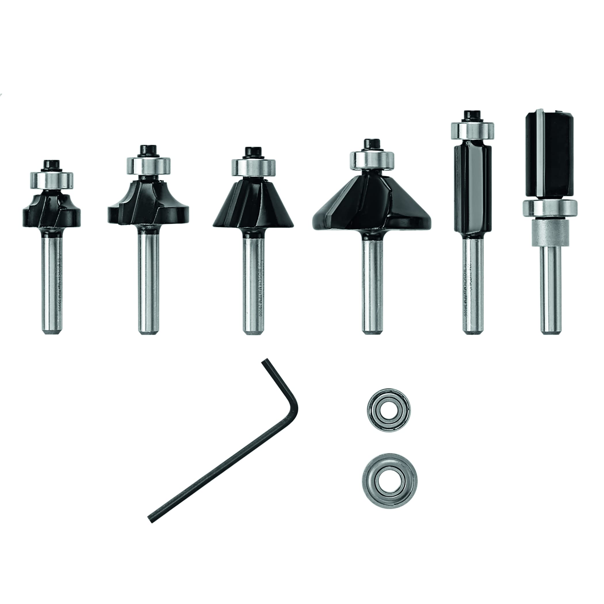 Foto 2 | Juego De Brocas Fresadoras Bosch Rbs006tes, 6 Piezas, Con Punta De Carburo - Venta Internacional.