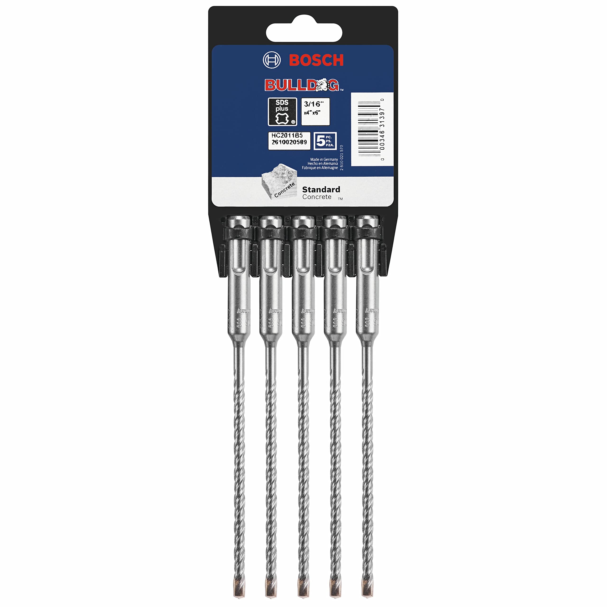 Foto 5 pulgar | Brocas Bosch 5 Piezas para Taladro Perforador-Venta Internacional