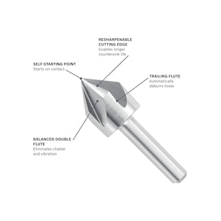 Foto 2 | Avellanador Bosch Csh2 Hss De 5/8 Pulgadas (16 Mm) Con Arranque Automático - Venta Internacional.