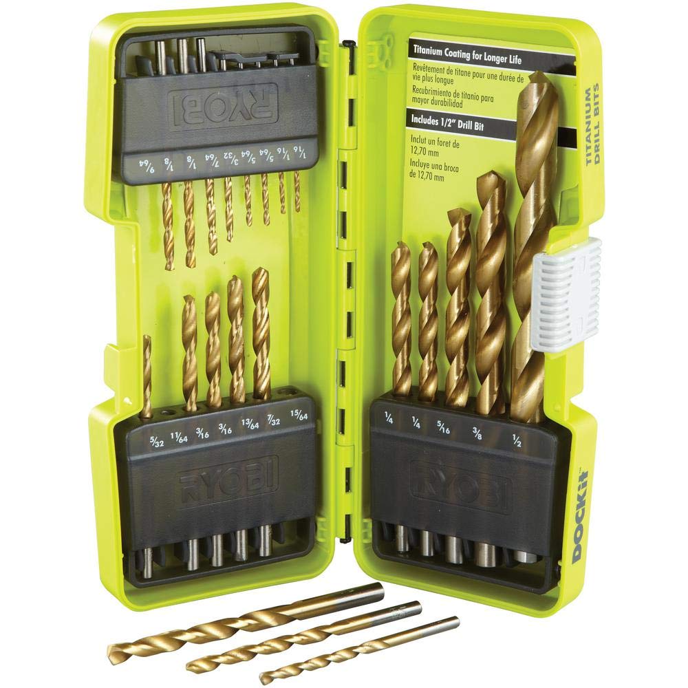 Foto 2 pulgar | Juego De Brocas Ryobi Con Revestimiento De Titanio, 21 Piezas - Venta Internacional.