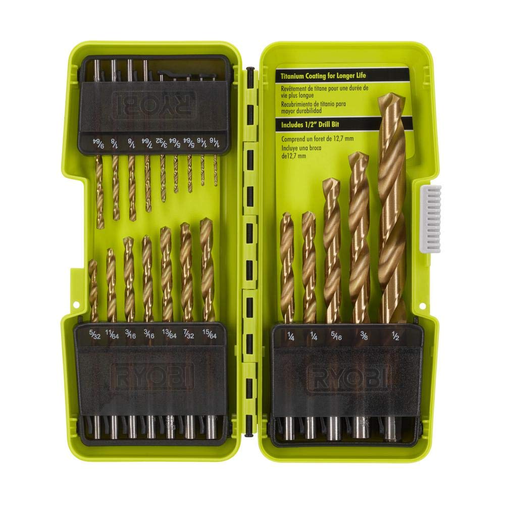Foto 3 pulgar | Juego De Brocas Ryobi Con Revestimiento De Titanio, 21 Piezas - Venta Internacional.