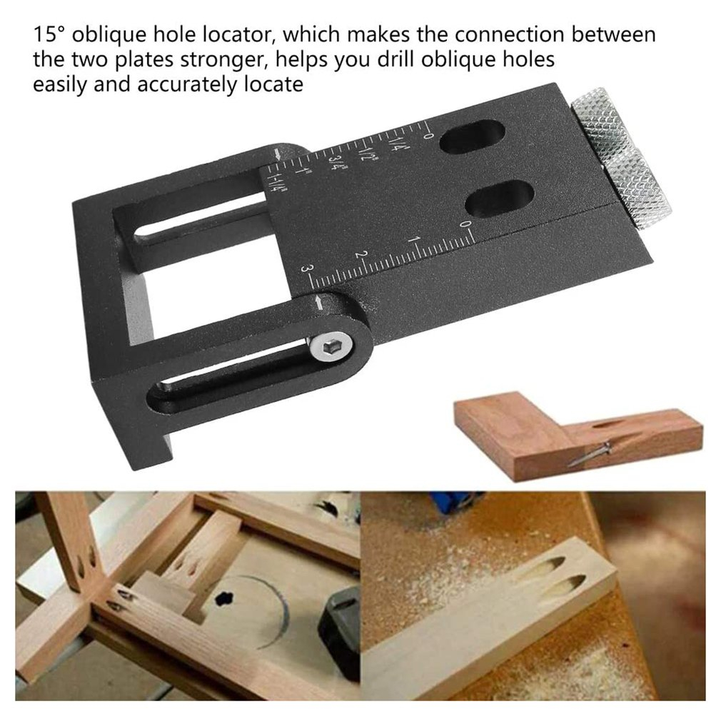 Foto 3 pulgar | Kit Posicionador Y Localizador De Orificios Oblicuos Para Carpintería - Venta Internacional.