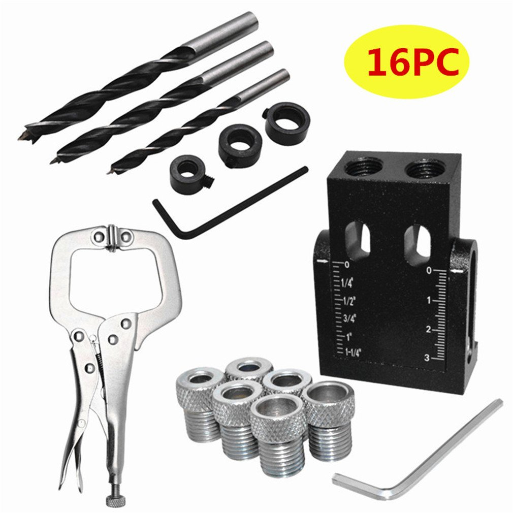 Foto 6 pulgar | Kit Posicionador Y Localizador De Orificios Oblicuos Para Carpintería - Venta Internacional.