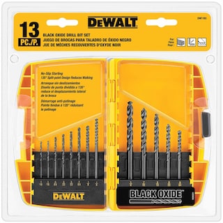 Foto 2 | Juego De Brocas Dewalt Black Oxide Con Punta Piloto, 13 Piezas - Venta Internacional.
