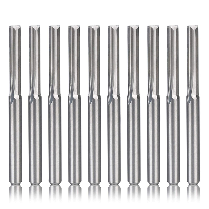 Foto 6 pulgar | Brocas Cnc Enrouter De Acero De Tungsteno, 10 Unidades, 2 Flautas, 3,175 Mm - Venta Internacional.