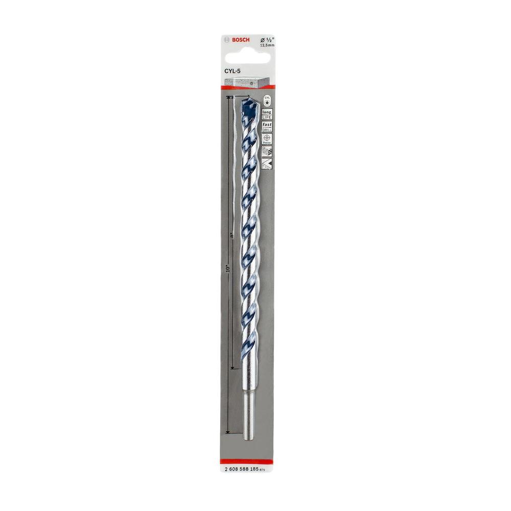Foto 5 pulgar | Broca Para Concreto Y Piedra Bosch 1/2 Pulg. 203mm X 254mm