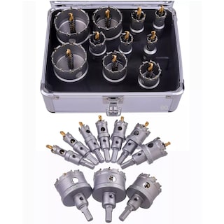 Foto 2 | Brocas Sacabocado P/metal Duro Carburo Tungsteno Set 10 Esi-13144-1 Plata