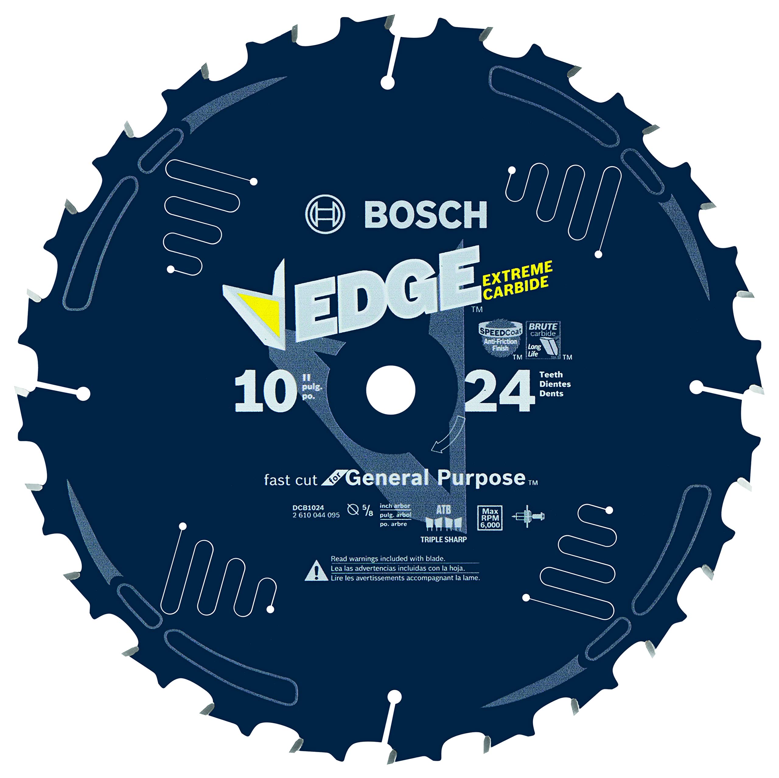 Foto 1 | Hoja De Sierra Bosch Dcb1024 Daredevil 24 Dientes 10 Pulgadas - Venta Internacional.