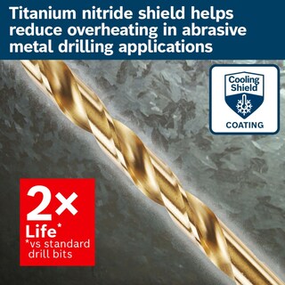 Foto 4 | Broca Bosch Ti2155 Con Revestimiento De Nitruro De Titanio 7/16x5-1/2 - Venta Internacional.