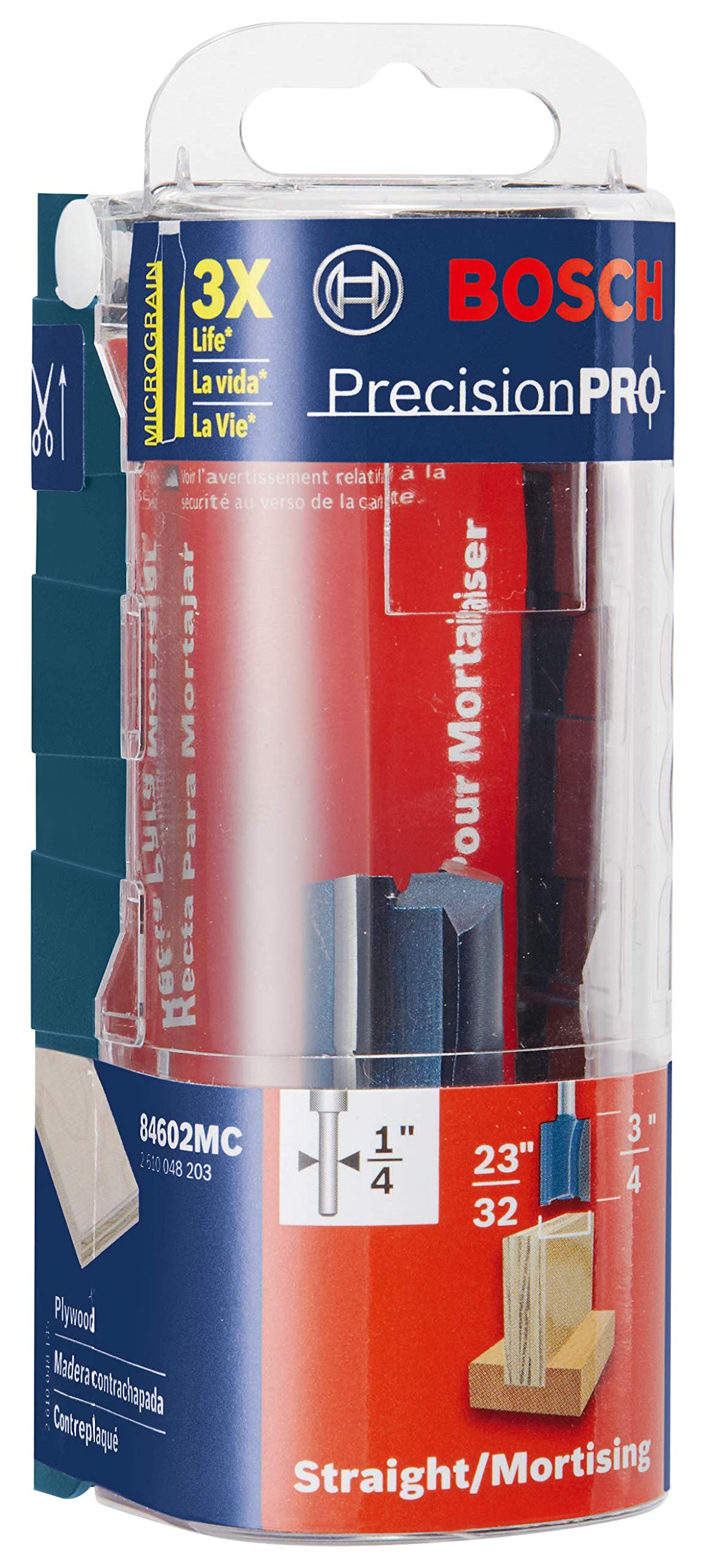 Foto 3 pulgar | Broca Fresadora Bosch 84602mc Para Madera Contrachapada Con Punta De Carburo, 18 Mm X 20 Mm - Venta Internacional.
