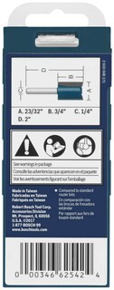 Foto 4 | Broca Fresadora Bosch 84602mc Para Madera Contrachapada Con Punta De Carburo, 18 Mm X 20 Mm - Venta Internacional.
