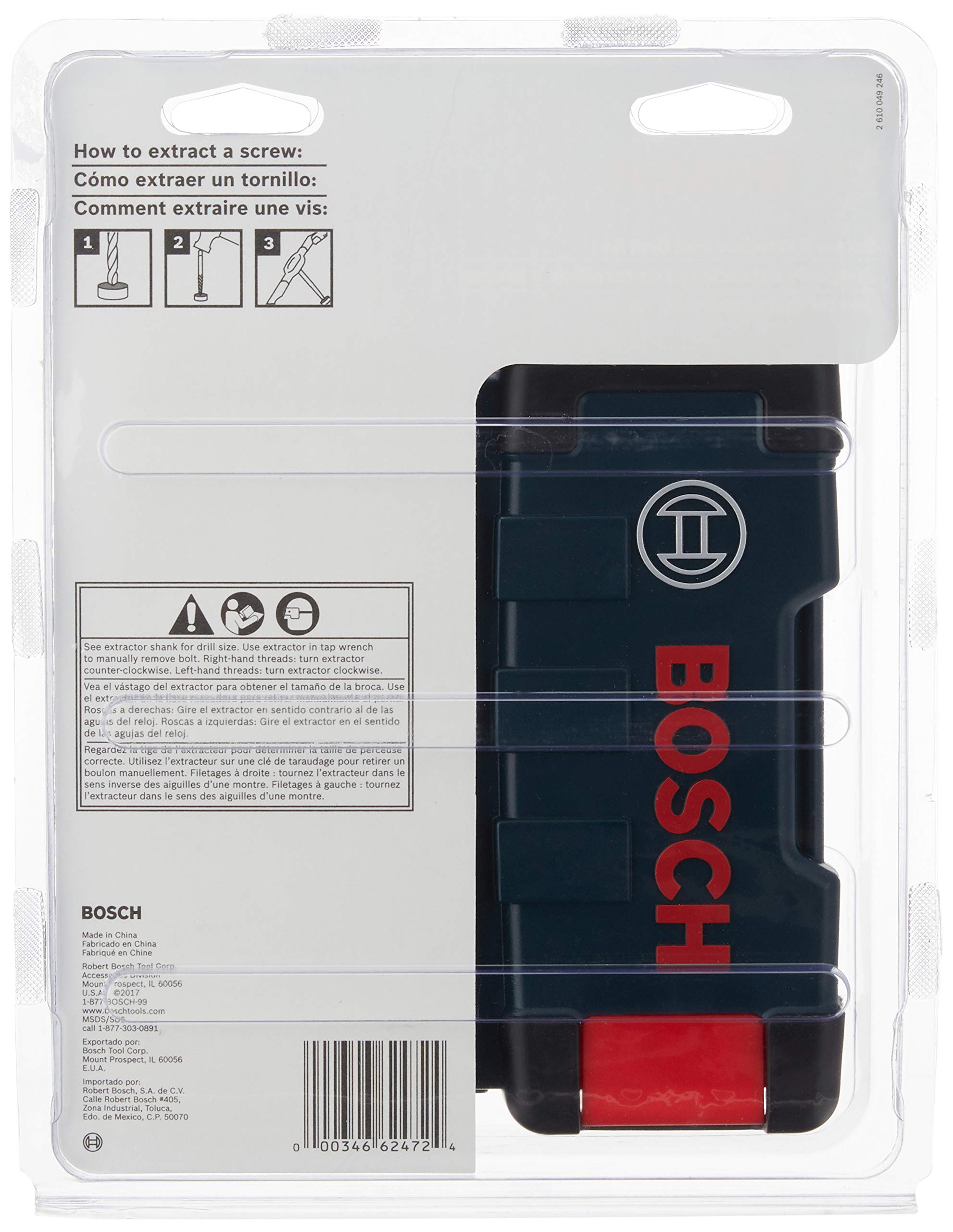 Foto 3 pulgar | Juego De Extractores De Tornillos Y Brocas Bosch Bspe6d 12 Piezas - Venta Internacional.