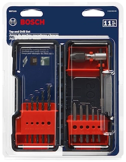 Foto 1 | Set Combinado Tap & Drill Bosch Bdt11s 11 Piezas - Venta Internacional.