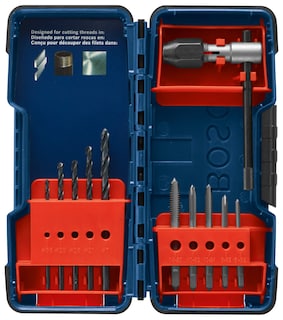 Foto 2 | Set Combinado Tap & Drill Bosch Bdt11s 11 Piezas - Venta Internacional.