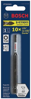 Foto 2 | Brocas Eléctricas Para Atornillar Bosch Itt2035b Torx #20, Paquete De 10 - Venta Internacional.