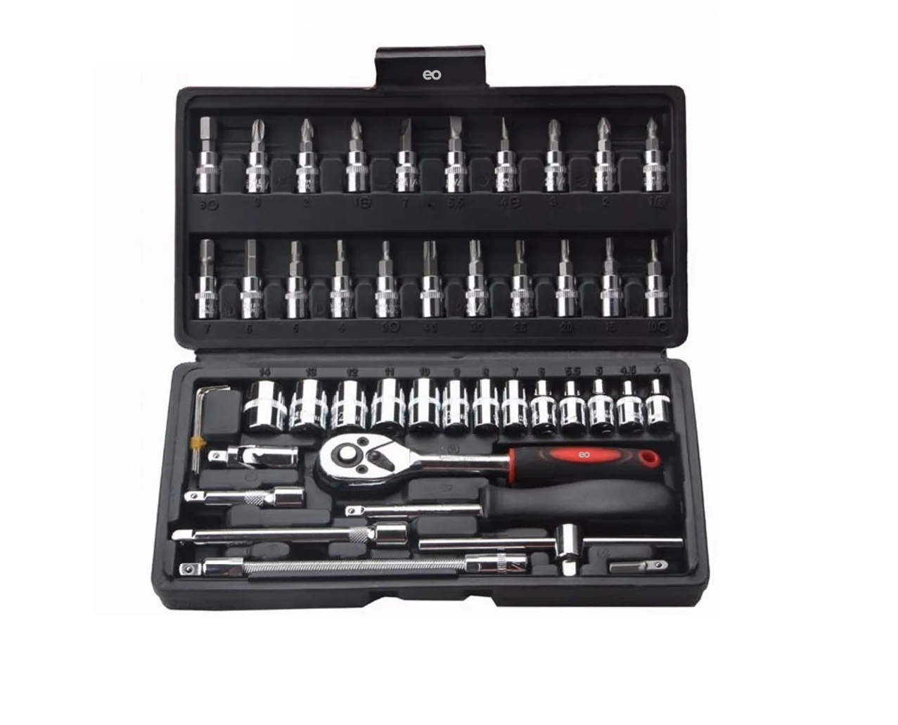 Kit De Llaves Para Reparaciones Mecánicas 46 Piezas Eo Safe Imports Esi-241-1 Negro