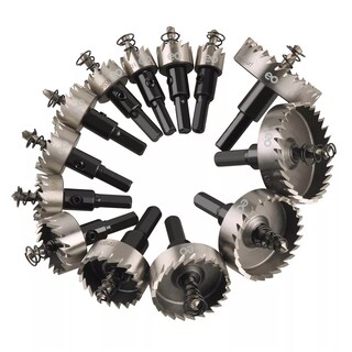Foto 1 | Language Set 13 Brocas Sierras Corta Circulo Metal 16-53mm Hss Acero Inox Eo Safe Imports Esi-3799-1 Multicolor