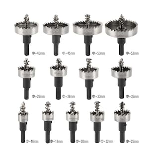 Foto 2 | Language Set 13 Brocas Sierras Corta Circulo Metal 16-53mm Hss Acero Inox Eo Safe Imports Esi-3799-1 Multicolor