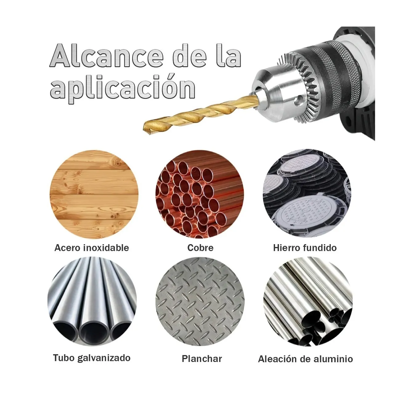 Foto 3 pulgar | Language Juego 99 Brocas Herramientas Madera Metal Concreto 1.5-10mm Eo Safe Imports Esi-2761-1 Negro