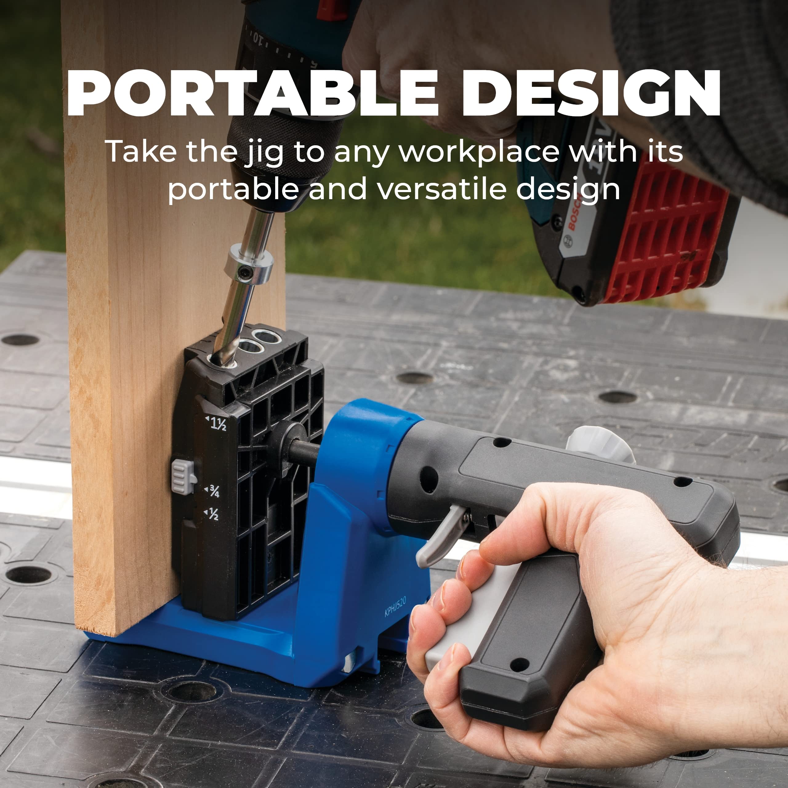 Foto 5 pulgar | Plantilla De Bolsillo Kreg Kphj520pro Con Mango Giratorio De 360° - Venta Internacional.
