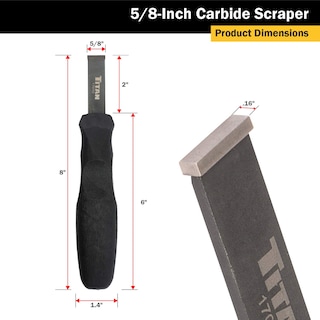 Foto 3 | Rascador De Carburo Titan 17010, Hoja De 1,6 Cm Con Mango De 4 Cm - Venta Internacional.