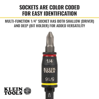 Foto 4 | Juego De Destornilladores De Impacto Klein Tools 32308f, 10 Piezas Con 7 Puntas - Venta Internacional.