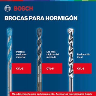 Foto 7 | 10 Brocas Concreto Bosch 6.5 Mm 60mmx100mm Zanco Cilíndrico