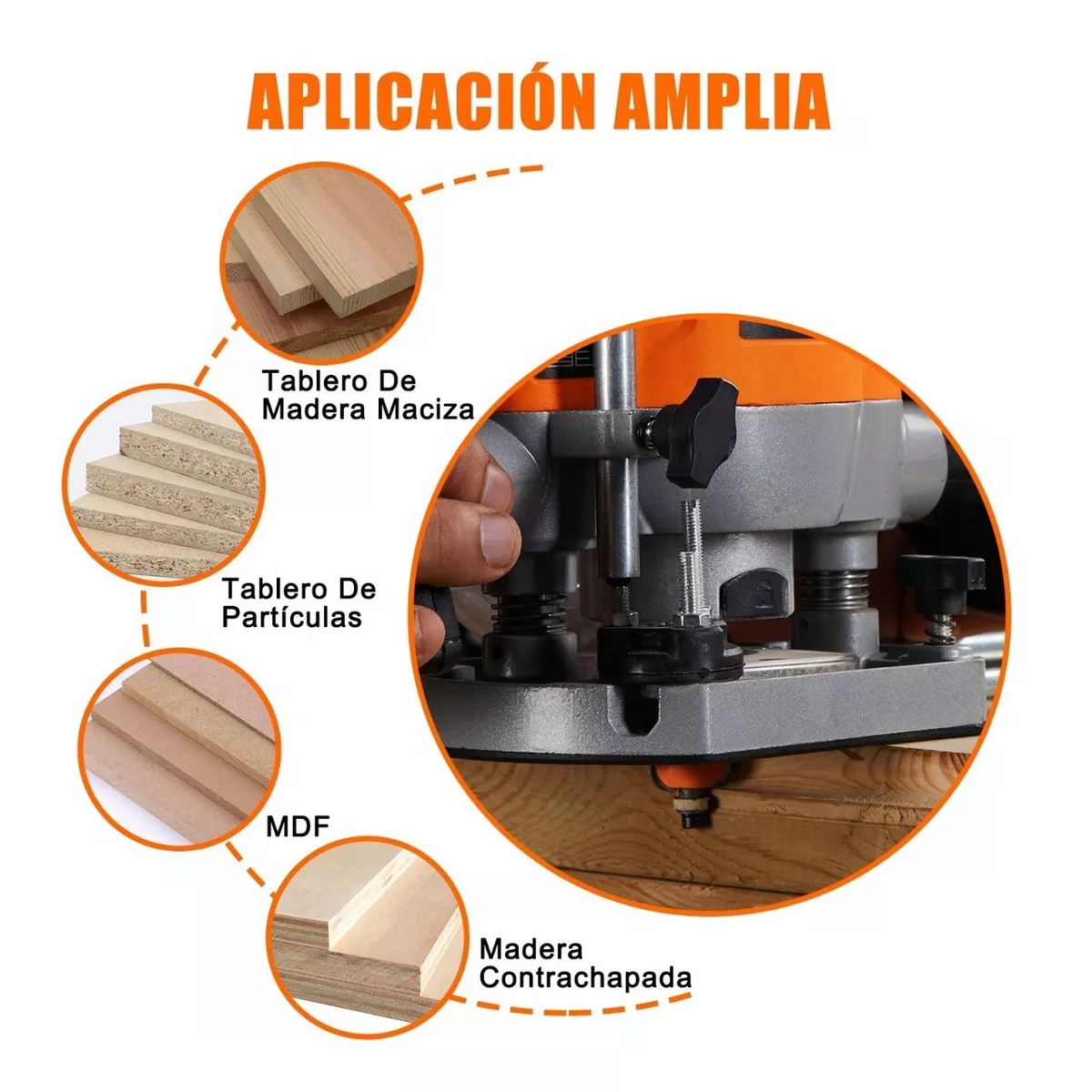 Foto 5 | Juego Brocas Router Taladro 1/4 15 Pz Eo Safe Imports Esi-7166-1 Naranja