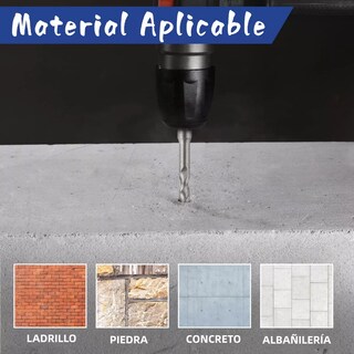 Foto 4 | Juego De Brocas Y Cinceles Para Taladro 17 Pzs Eo Safe Imports Esi-7160-1 Plata