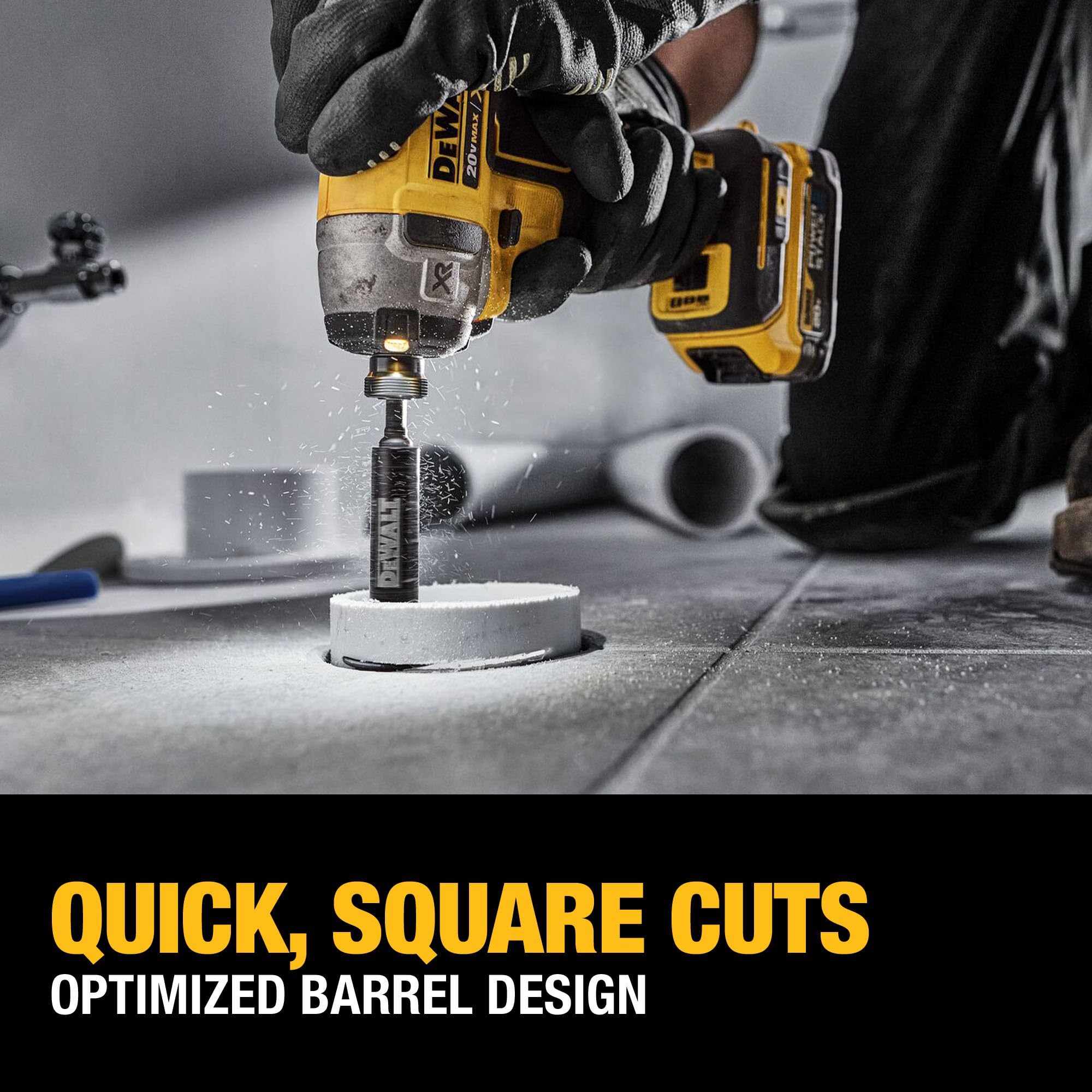 Foto 6 pulgar | Cortador De Tubos Dewalt Impact Connect Pvc Diamond Grit Dwaipcir - Venta Internacional.