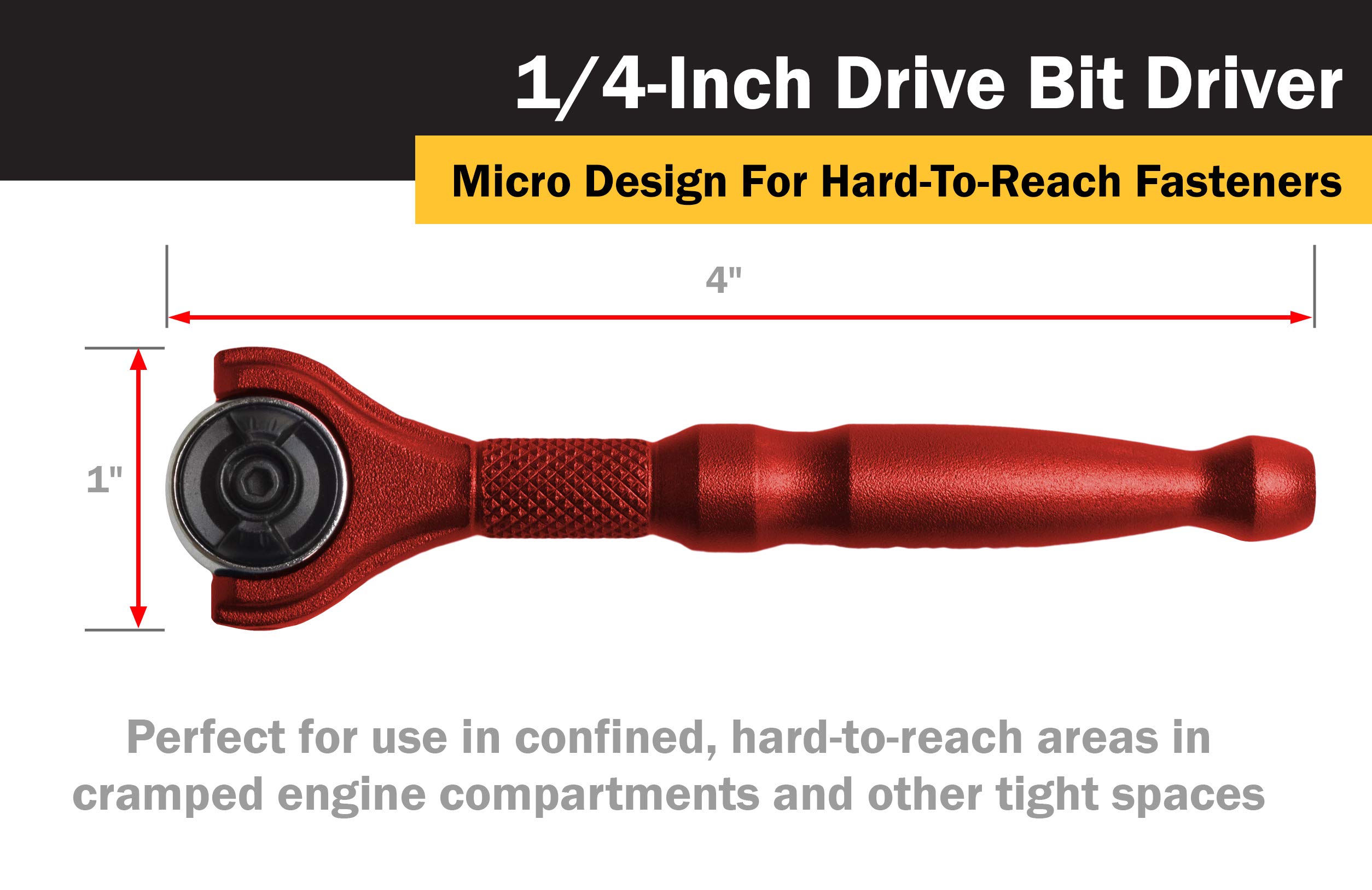 Foto 4 | Broca De Trinquete Titan Tools 11321, Unidad De 1/4 Pulgadas - Venta Internacional.