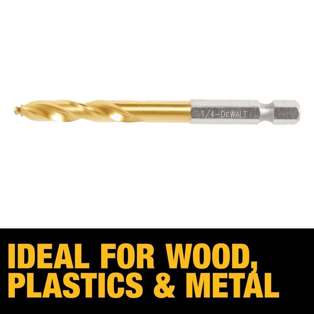 Foto 5 pulgar | Juego De Brocas Dewalt Impact Ready De Nitruro De Titanio, 5 Piezas Dd5155 - Venta Internacional.