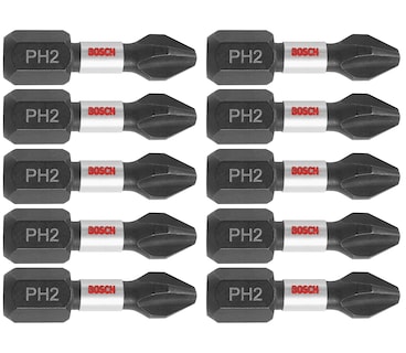Foto 1 | Brocas Para Atornillar Bosch Itph2102 Phillips #2, Paquete De 2 - Venta Internacional.