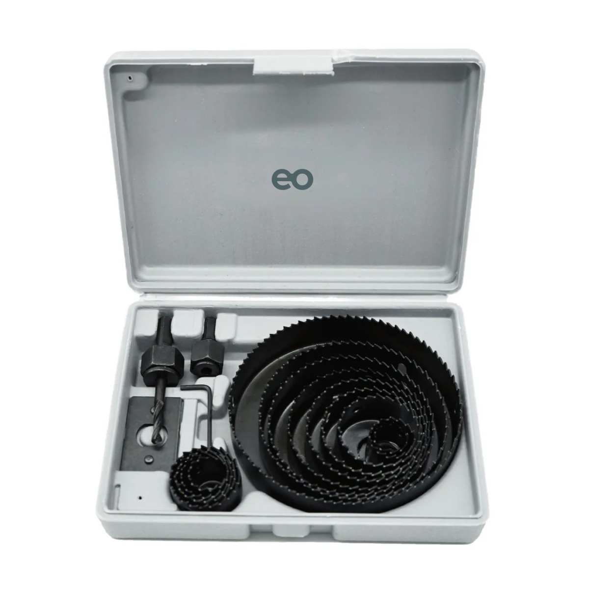 Kit Brocasierras Cortacirculo P/madera 19-127mm, Eo Safe Imports Esi-1485-1 Color Negro