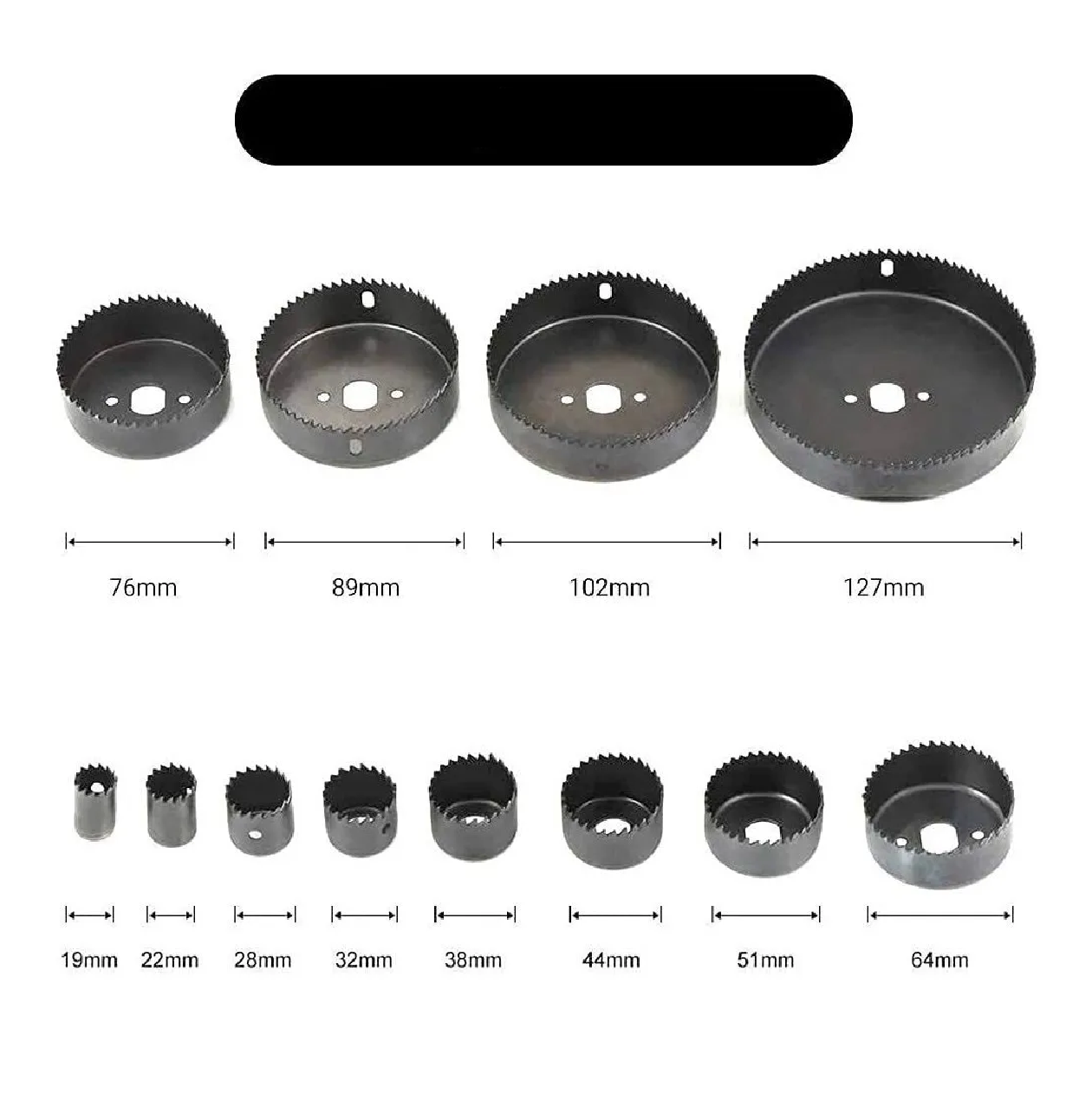 Foto 4 pulgar | Kit Brocasierras Cortacirculo P/madera 19-127mm, Eo Safe Imports Esi-1485-1 Color Negro