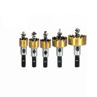 Juego De Brocas Perforadoras Inoxidables 5 Pzs. Eo Safe Imports Esi-8228-1 Multicolor