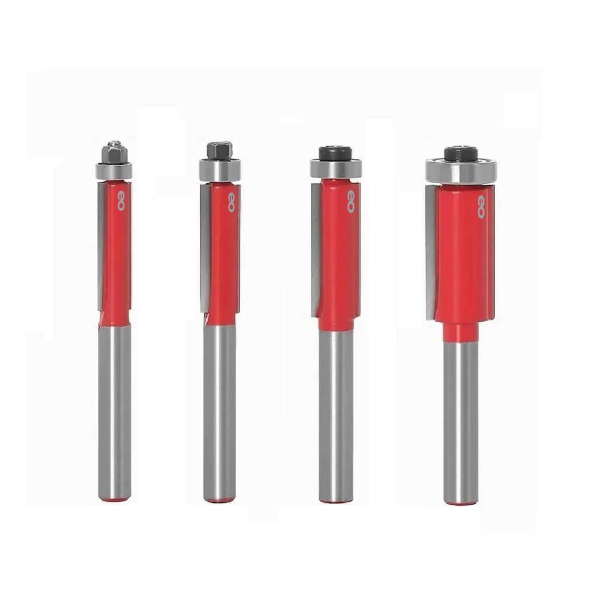 Juego De 4 Piezas Brocas Rectas Eo Safe Imports Esi-1486-1 Color Rojo